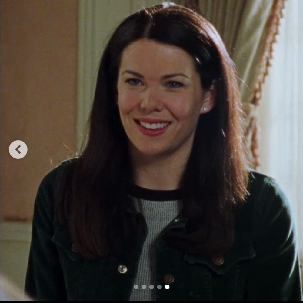 Vintage Y2K Lorelai Gilmore Velvet Cord Trucker Jacket Size S Petite - Picture 10 of 10